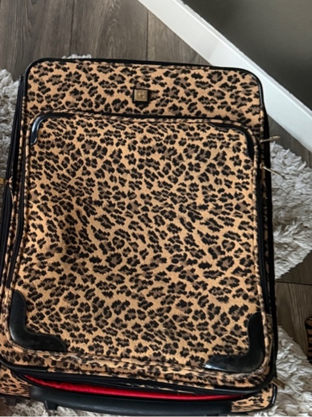 Diane Von Furstenberg MadagascarLeopard Print 1 Piece Rolling suitcase - Picture 9 of 10
